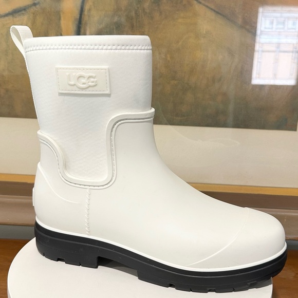 🌸UGG🌸 Droplet Mid Rain Boot In White Size: 11 - Picture 5 of 14